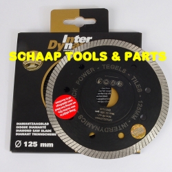 Diamant TEGELzaagblad Black Power Standaard 125 x 22.23 mm | 304125